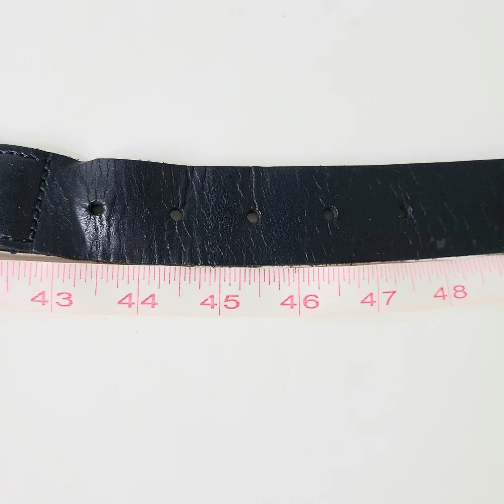 Banana Republic Buffalo Leather Trim Stretch Canvas Golf Belt